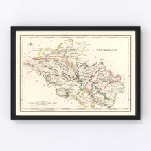 Load image into Gallery viewer, Vintage Map of Fermanagh County Ireland, 1846
