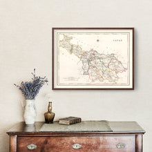 Load image into Gallery viewer, Vintage Map of Cavan County Ireland, 1846
