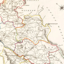 Load image into Gallery viewer, Vintage Map of Carlow County Ireland, 1846
