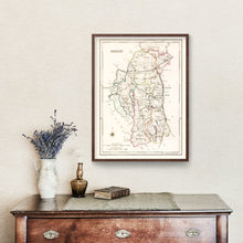Load image into Gallery viewer, Vintage Map of Armagh County Ireland, 1846
