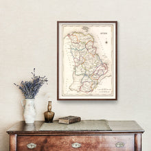 Load image into Gallery viewer, Vintage Map of Antrim County Ireland, 1846
