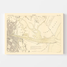 Load image into Gallery viewer, Vintage Map of Dublin, Ireland 1884
