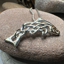 Load image into Gallery viewer, Celtic Salmon of Knowledge Necklace
