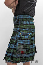 Load image into Gallery viewer, Utility Kilt – GlenLoch, Black Watch Ancient
