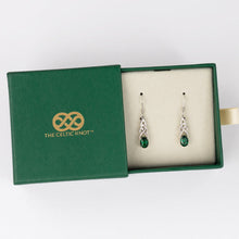 Load image into Gallery viewer, Celtic Magic™ 18K White Gold Earrings
