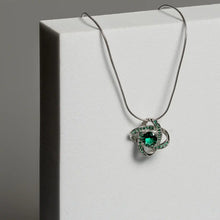 Load image into Gallery viewer, Celtic Knot™ 18K Emerald Pendant
