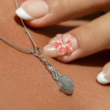 Load image into Gallery viewer, Celtic Mother™ 18K White Gold Moonstone Pendant
