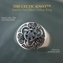 Load image into Gallery viewer, Celtic Knot™ Stainless Steel Men&#39;s Ring
