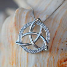 Load image into Gallery viewer, Timeless Triquetra™ 18K White Gold Pendant
