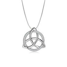Load image into Gallery viewer, Timeless Triquetra™ 18K White Gold Pendant
