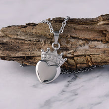 Load image into Gallery viewer, Claddagh Heart™ Stainless Steel Charm Necklace
