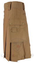 Load image into Gallery viewer, Utility Kilt – GlenTorin, Dark Khaki Ripstop
