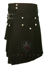 Load image into Gallery viewer, Utility Kilt – GlenTorin, Black
