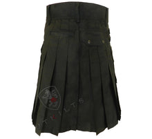 Load image into Gallery viewer, Utility Kilt – GlenTorin, Black Ripstop
