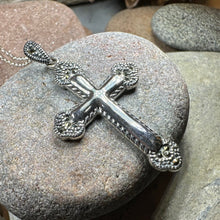 Load image into Gallery viewer, Serenity Celtic Cross Necklace
