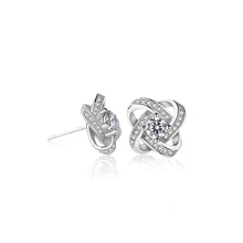 Load image into Gallery viewer, Celtic Knot™ 18K White Gold Earrings
