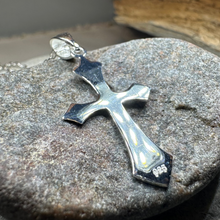 Load image into Gallery viewer, Kells Celtic Cross Necklace in Sterling Silver
