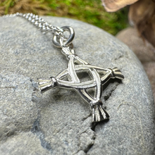 Load image into Gallery viewer, Kildare Saint Brigid&#39;s Cross Necklace
