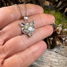 Load image into Gallery viewer, Fiona Fox Necklace in Sterling Silver
