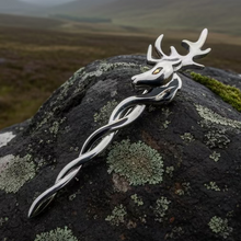 Load image into Gallery viewer, Stag Kilt Pin - Handmade in Scotland
