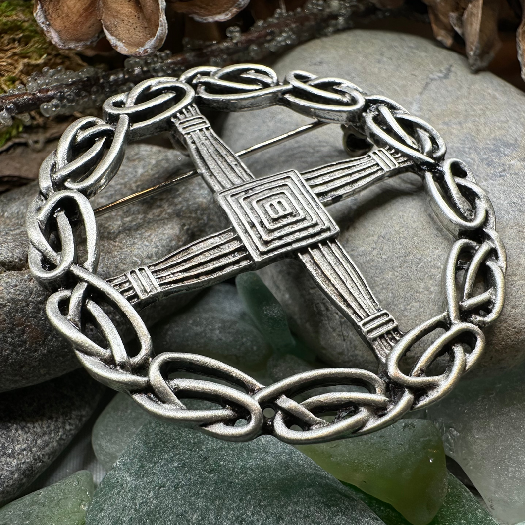 Saint Brigid's Cross Brooch