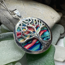 Load image into Gallery viewer, Heathergems Scottish Tree of Life Necklace - Handmade in Scotland
