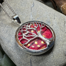 Load image into Gallery viewer, Heathergems Scottish Tree of Life Necklace - Handmade in Scotland
