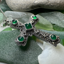 Load image into Gallery viewer, Durrow Celtic Cross Necklace
