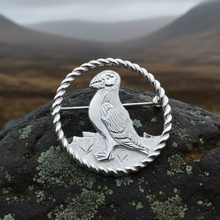 Load image into Gallery viewer, Orkney Puffin Brooch - Handmade in Scotland
