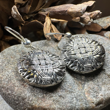 Load image into Gallery viewer, Irish Saint Bridgit's Cross Earrings in Sterling Silver
