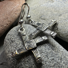 Load image into Gallery viewer, Ballyfarnan Saint Bridget&#39;s Cross Earrings
