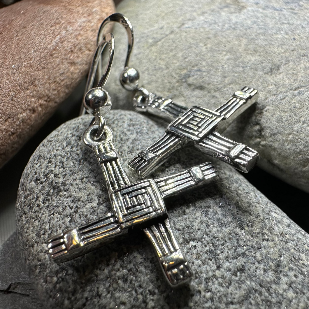 Ballyfarnan Saint Bridget's Cross Earrings