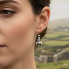 Load image into Gallery viewer, Idalia Irish Claddagh Earrings in Sterling Silver
