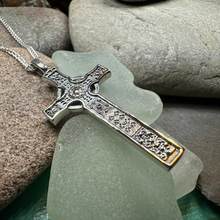 Load image into Gallery viewer, Saint John&#39;s Celtic Cross Necklace
