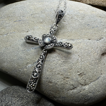 Load image into Gallery viewer, Spring Bloom Celtic Cross Necklace
