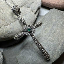 Load image into Gallery viewer, Spring Bloom Celtic Cross Necklace
