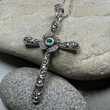 Load image into Gallery viewer, Spring Bloom Celtic Cross Necklace
