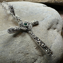 Load image into Gallery viewer, Spring Bloom Celtic Cross Necklace
