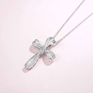 Infinity Cross™ 18K White Gold Pendant