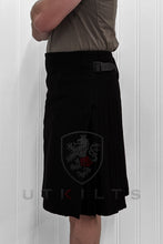 Load image into Gallery viewer, Traditional Kilt - Premium Wool, Solid Black
