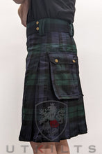 Load image into Gallery viewer, Utility Kilt – GlenLoch, Black Watch
