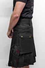 Load image into Gallery viewer, Utility Kilt – GlenLoch, Black
