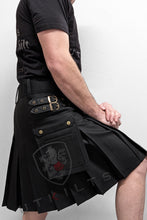 Load image into Gallery viewer, Utility Kilt – GlenLoch, Black
