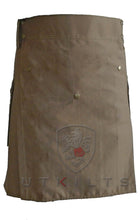 Load image into Gallery viewer, Utility Kilt – GlenCrae, Dark Khaki

