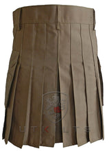 Load image into Gallery viewer, Utility Kilt – GlenCrae, Dark Khaki

