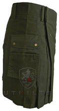 Load image into Gallery viewer, Utility Kilt – GlenCrae, Olive Green

