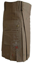 Load image into Gallery viewer, Utility Kilt – GlenCrae, Dark Khaki
