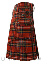 Load image into Gallery viewer, Utility Kilt – GlenLoch, Royal Stewart
