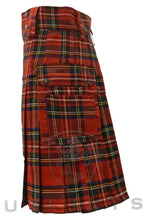 Load image into Gallery viewer, Utility Kilt – GlenLoch, Royal Stewart
