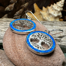 Load image into Gallery viewer, Opal Tree of Life Earrings
